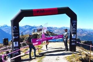 Victoria Kreuzer, victorieuse chez les dames lors de la 14e édition des KM de Chando
